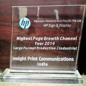 HP 2014 Highest page growth - large format