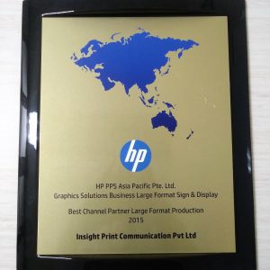HP Best Channel Partner 2015 - Large Format