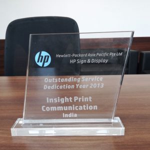 HP outstanding Service Dedication 2013